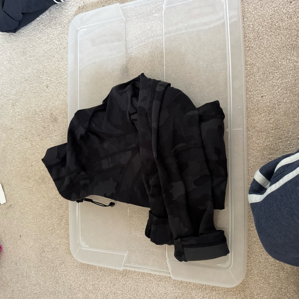 Lululemon Black Camouflage Hoodie